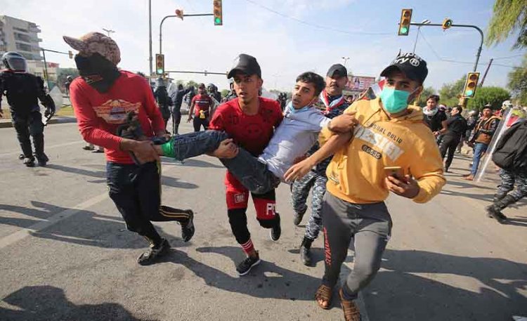 Irak'ta protestolar yine alevlendi: Ölü ve yaralılar var