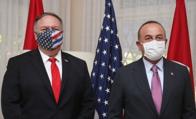 Çavuşoğlu ile Pompeo bir araya geldi