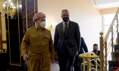 Mesud Barzani ile Kazimi Şengal anlaşmasını görüştü