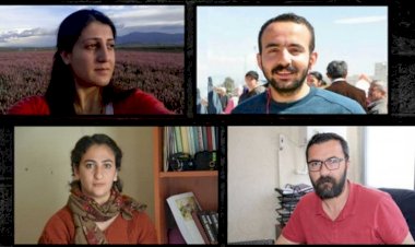 Van'da 'helikopterden atılma' haberini yapan kadın gazeteciler, erkek adli mahkumların kaldığı yere konuldu