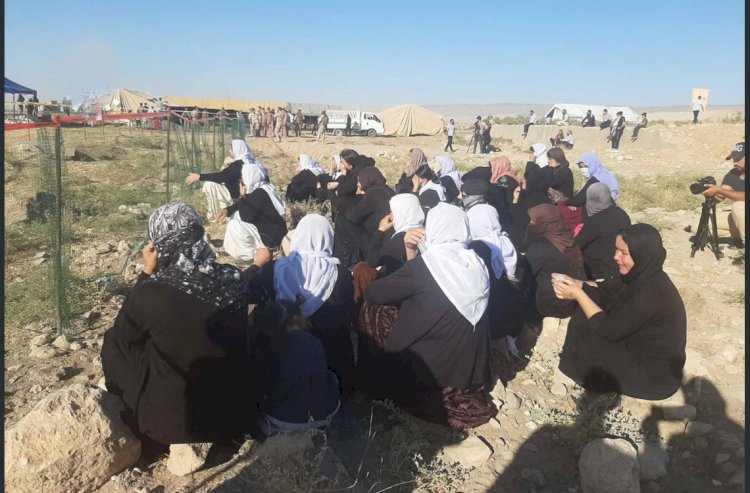 Şengal'de Ezidi kadınların gömülü olduğu toplu mezar açılıyor