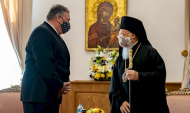 ABD Dışişleri Bakanı Pompeo Fener Rum Patrikhanesi'ni ziyaret etti