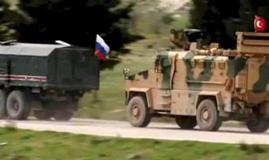 Rus ve Türk askerlerinden Kobani’de ortak devriye