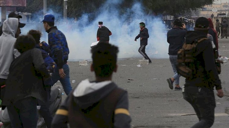 Irak'ta göstericiler ile Sadr yanlıları arasında şiddetli çatışma