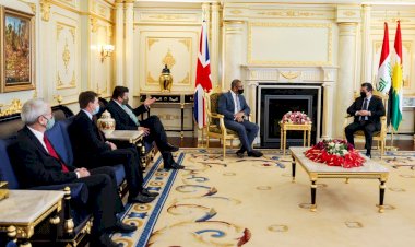 Mesrur Barzani, üst düzey İngiliz heyeti ile bir araya geldi