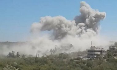 Rus savaş uçakları İdlib'de TSK'nın üs inşa ettiği bölgeyi vurdu