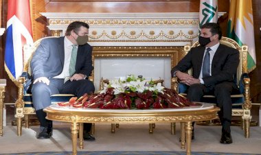 Neçirvan Barzani,  İngiltere'nin Ortadoğu'dan Sorumlu Devlet Bakanı ile bir araya geldi