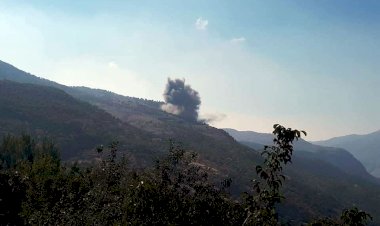 Savaş uçakları, Gare Dağı’nı bombaladı