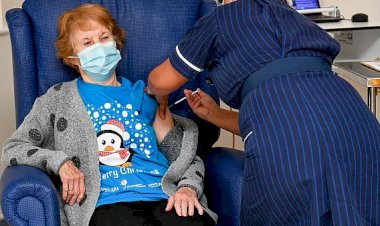 İngiltere'de onay verilen ilk koronavirüs aşısı yapıldı