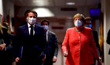AB Liderler Zirvesi sonrası Merkel ile Macron'dan Türkiye açıklaması