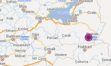 Van'da 4.4 büyüklüğünde deprem