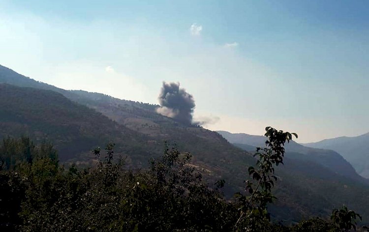 Savaş uçakları, Gare Dağı’nı bombaladı