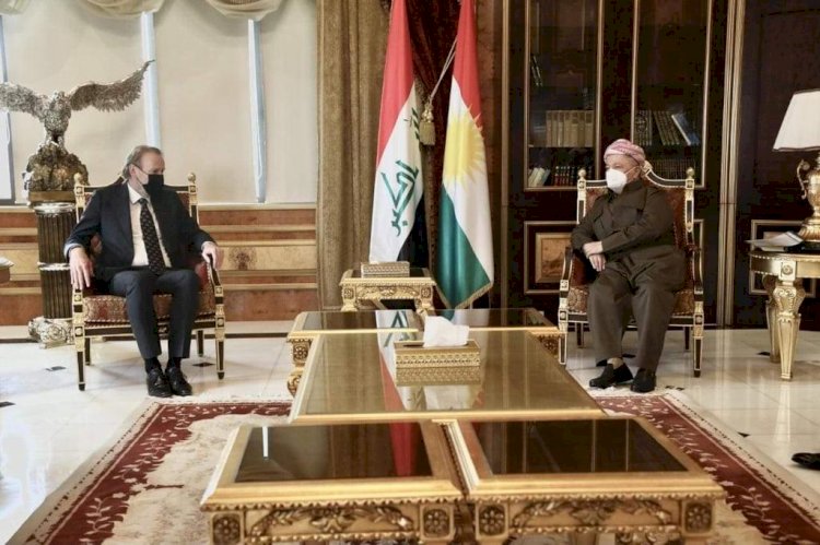 Başkan Barzani, Hollanda’nın Erbil Başkonsolosu Hans Akerboom’u kabul etti
