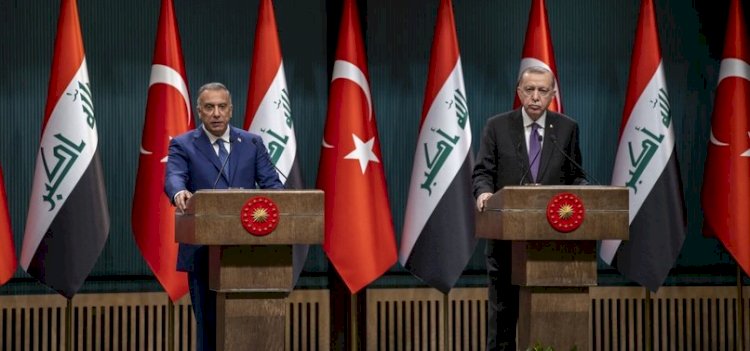 Erdoğan ve Kazımi'den ortak basın toplantısı