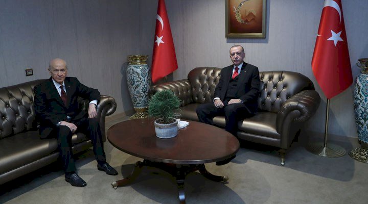 Erdoğan ile Bahçeli görüştü