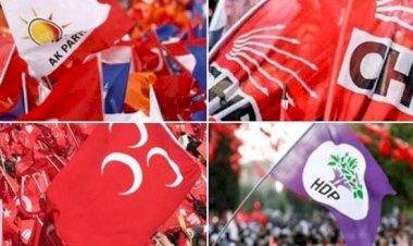 HDP, AK Parti ve İyi Parti'nin üye sayısı arttı, MHP ve CHP'nin düştü