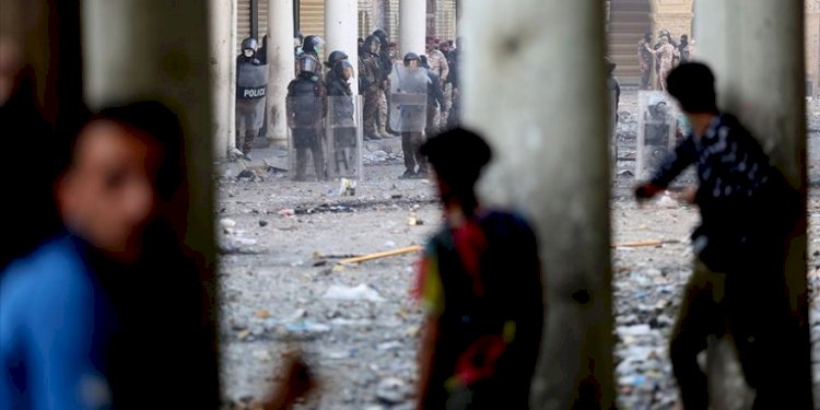 Irak'ta düzenlenen protesto gösterisinde 2 kişi öldürüldü