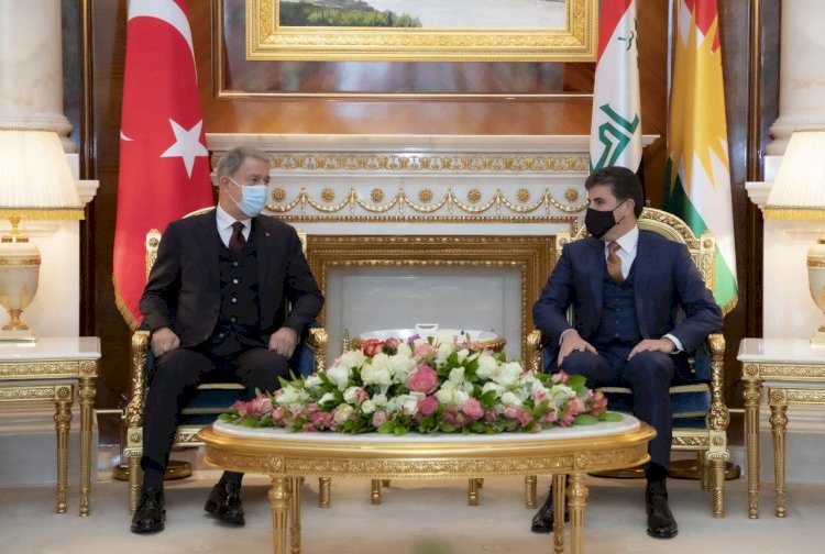 Neçirvan Barzani, Hulusi Akar ile bir araya geldi