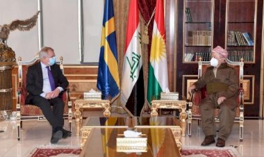Mesut Barzani'den, İsveç’e Kürt diasporasına destek için teşekkür