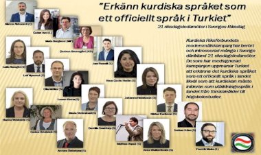 İsveçli vekillerden Türkiye’de Kürtçe’nin resmi dil olmasına destek