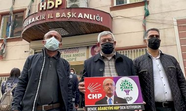 Kılıçdaroğlu'nun kardeşi, HDP Diyarbakır binası önündeki eyleme katıldı
