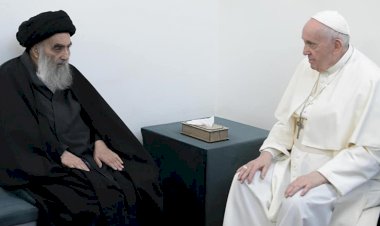Papa Francis, Sistani ile bir araya geldi