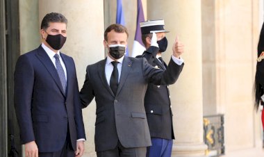 Neçirvan Barzani, Macron ile bir araya geldi