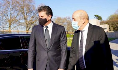 Neçirvan Barzani Fransa Dışişleri Bakanı ile bir araya geldi