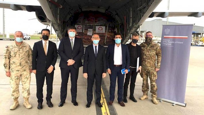 Polonya’dan Kürdistan Bölgesi’ne tıbbi malzeme desteği
