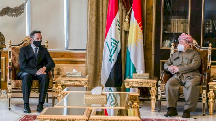Macar Bakan'dan Başkan Barzani'ye: 'Omuz omuza savaşmaktan gurur duyuyoruz'