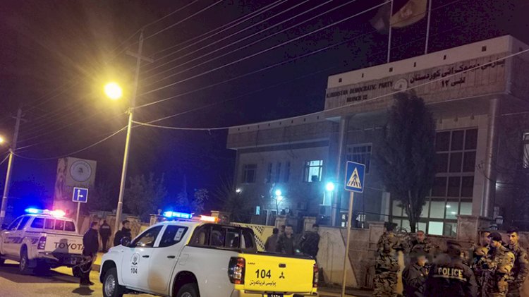 Halepçe’de KDP binasına silahlı saldırı