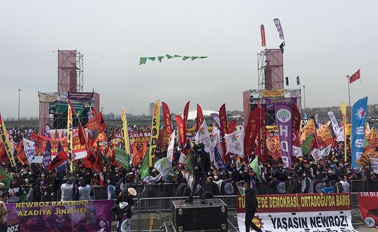 İstanbul'da Newroz kutlaması