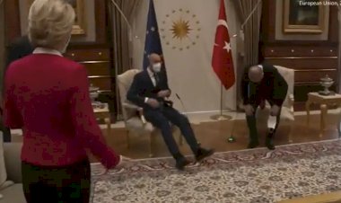 Von der Leyen’in Ankara’da ayakta kaldığı görüntüleri dünya gündeminde