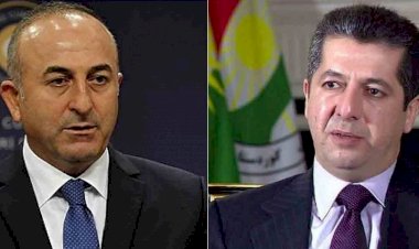 Mesrur Barzani ile Mevlüt Çavuşoğlu telefonda görüştü