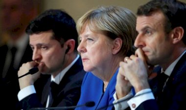 Merkel, Macron ve Zelenskiy, Rus birliklerinin Ukrayna sınırından çekilmesi çağrısında bulundu