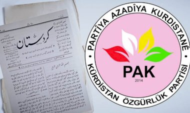 PAK: 22 Nisan Kürt Gazeteciliği Günü Kutlu Olsun