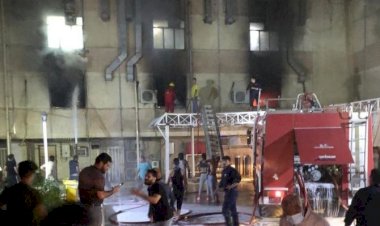 Bağdat’taki pandemi hastanesinde çıkan yangında can kaybı 82'ye yükseldi