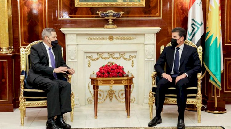 Neçirvan Barzani ABD Büyükelçisi ile bir araya geldi