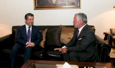 Başbakan Mesrur Barzani'den Ürdün Kral'ına taziye telefonu