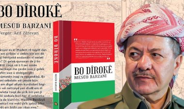Mesud Barzani’nin 'Tarihe Not' kitabının Kurmanci baskısı çıktı