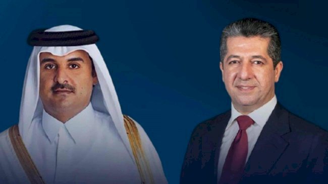 Mesrur Barzani, Katar Emiri ile telefonda görüştü