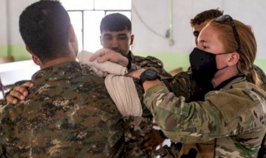 ABD, DSG'ye sıhhiyeci eğitimi verdi