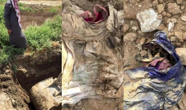 Baas dönemine ait toplu mezar bulundu