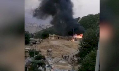 Savaş uçakları Süleymaniye'de bir aracı vurdu!