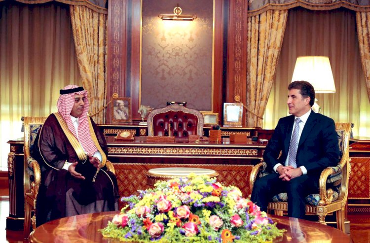 Neçirvan Barzani, Arabistan’ın yeni Erbil Başkonsolosu’nu kabul etti