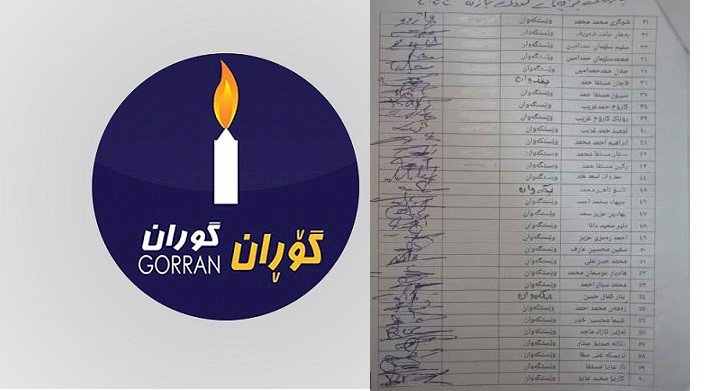 Erbil’de Goran Hareketi’nden toplu istifa