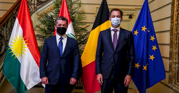 Başbakan Mesrur Barzani, Belçika Başbakanı ile bir araya geldi