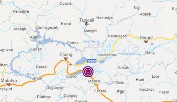Elazığ'da deprem