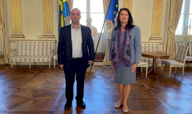 Özerk Yönetim heyeti, İsveç Dışişleri Bakanı ile görüştü