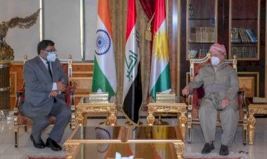 Hindistan'dan Mesud Barzani ve Peşmerge’ye teşekkür